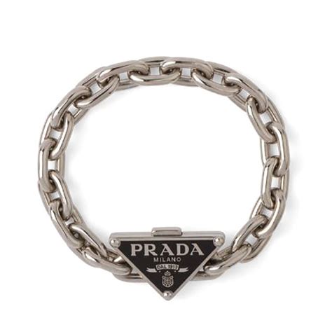 prada metal|prada silver jewelry.